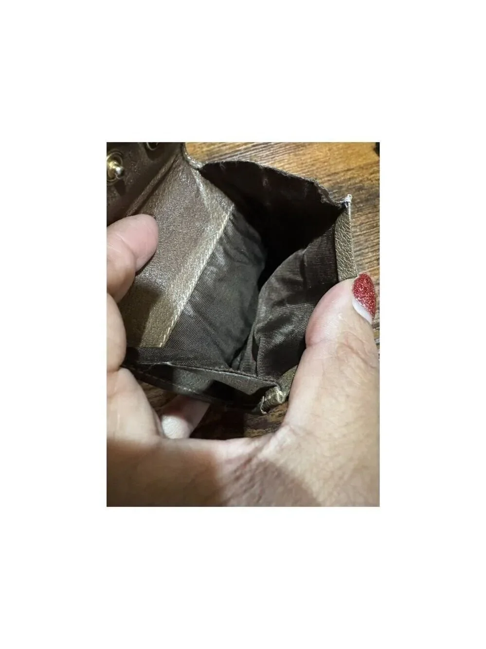 Gucci Plus Monogram Card and Coin Pouch 1970’s-1980’s